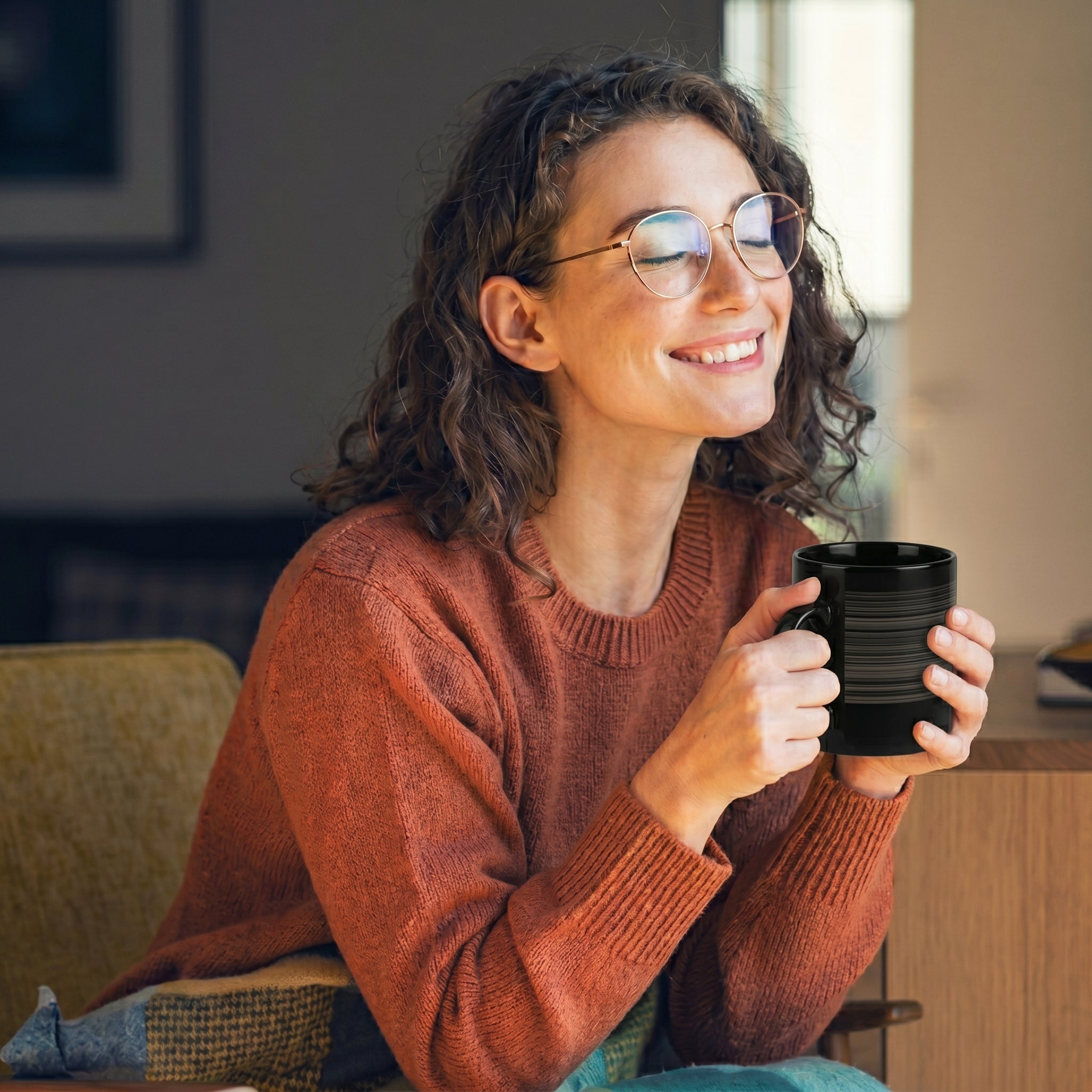 Black Glossy Mug